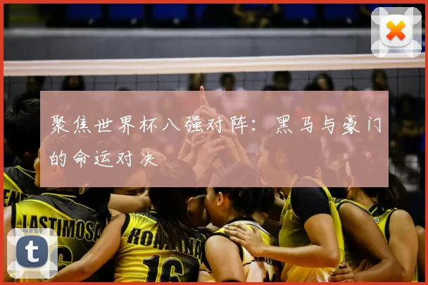 聚焦世界杯八强对阵:黑马与豪门的命运对决